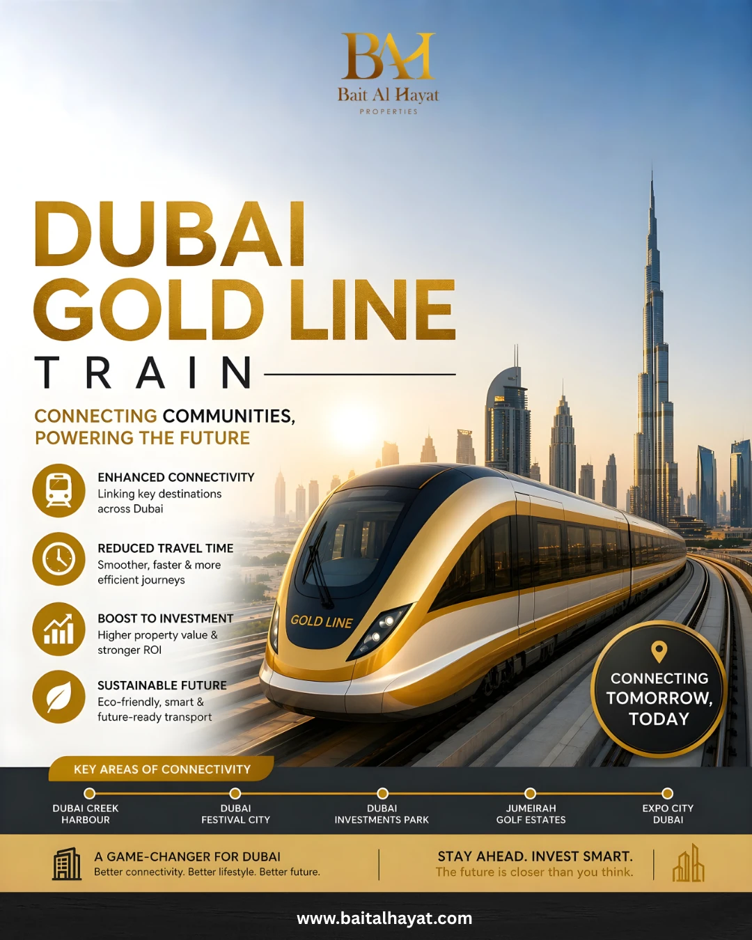 Dubai’s Future is on Track – Introducing the Gold Line!